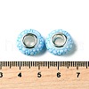 Opaque Resin European Beads RESI-C055-01C-3