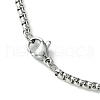 Stainless Steel Pendant Necklaces NJEW-L117-03B-P-3