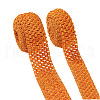 2 Rolls 2 Sizes Polyester Elastic Ribbon EW-TA0001-02G-11