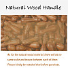 Brass Wax Seal Stamp with Handle AJEW-WH0184-0412-3