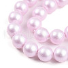 Baking Painted Pearlized Glass Pearl Bead Strands HY-N002-5mm-C03-4