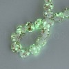 Luminous Handmade Gold Foil Glass Beads Strands FOIL-N029-01A-2