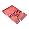 Removable Velvet Jewelry Organizer Display Trays for Earrings Necklaces Rings CON-R030-04B-3