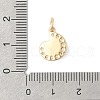 304 Stainless Steel Rhinestone Pendants STAS-V013-03G-3