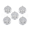 Non-Tarnish 201 Stainless Steel Pendant STAS-B027-10P-2