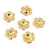 6-Petal Iron Bead Caps IFIN-WH0070-03G-2