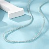 Natural Amazonite Beaded Necklaces NJEW-K114-A-A07-5