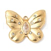 304 Stainless Steel Pendants STAS-F319-06G-01-1