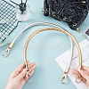 2Pcs 2 Colors PU Leather Knitting Bag Strap FIND-WR0001-66-4
