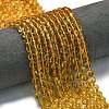 Synthetic Citrine Beads Strands G-K389-B76-01-1