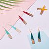 Olycraft DIY Teardrop Dangle Earring Making Kits DIY-OC0006-31-6
