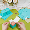 Square Kraft Paper Necklace Earring Storage Gift Boxes CON-WH0095-90B-02-3