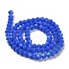 Opaque Solid Color Imitation Jade Glass Beads Strands EGLA-A039-P4mm-L11-2