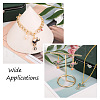 32Pcs 4 Colors Zinc Alloy Enamel Pendants ENAM-TA0001-25-8