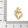 Brass Micro Pave Cubic Zirconia Pendants KK-C104-03G-3