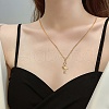 5Pcs Rack Plating Brass Micro Pave Cubic Zirconia Pendants KK-SZ0005-95-6