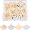 SUPERFINDINGS 80Pcs 2 Colors Brass Pendants KK-FH0002-17-1