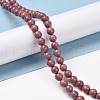 Grade A Natural Rhodonite Beads Strands G-E571-23A-2