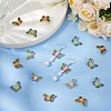 CHGCRAFT 36Pcs 3 Colors Alloy Enamel Beads FIND-CA0009-29-5