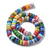 Handmade Millefiori Lampwork Beads Strands LAMP-F035-05-2