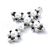 Rack Plating Alloy with ABS Imitation Pearl Pendants FIND-Z051-08P-2