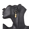 Natural Yellow Jade & Green Aventurine & Synthetic Hematite Beaded Necklace & Bracelet & Dangle Earring Sets SJEW-JS01326-5