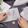 Heart with Wing Glitter Hotfix Rhinestone DIY-WH0301-41-3