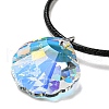 Waxed Cord Necklaces NJEW-P310-01P-01-1