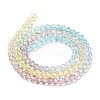 Transparent Painted Glass Beads Strands DGLA-A034-T4mm-A15-5