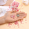Opaque Glass Round Seed Beads GLAA-TAC0025-07B-04-5