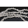 Natural Quartz Crystal Chips Beads Strands X-F019-1