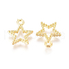 Alloy Open Back Bezel Charms PALLOY-E575-22G-2