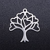 Tarnish Resistant 201 Stainless Steel Hollow Pendants STAS-Q201-JN298-1-1