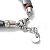 Synthetic Non-magnetic Hematite Beaded Bracelets BJEW-Q334-06-4