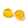 Natural Yellow Agate Cabochons G-K348-07B-03-2