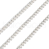 Iron Rhinestone Glass Cup Chain CH-U001-01G-2