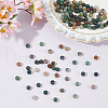 ANATTASOUL 2 Strands Round Natural Indian Agate Gemstone Beads Strands G-AN0001-03-7