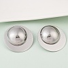 304 Stainless Steel Stud Earrings EJEW-S265-05P-3