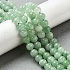Dyed Natural Malaysia Jade Beads Strands G-G021-02B-17-4