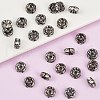 Brass Rhinestone Spacer Beads RB-A014-Z7mm-01B-2