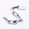 Non-Tarnish 304 Stainless Steel Paperclip Chains CHS-D031-02P-1