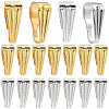 SOFPLATE 600Pcs 2 Colors Brass Snap on Bails KK-SP0002-24-1