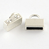 Tibetan Style Lock Alloy Cord Ends TIBEP-Q053-03AS-NR-1