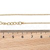 Ion Plating(IP) 304 Stainless Steel Ball Chain Bracelet for Women BJEW-G667-10G-3