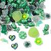 Luminous Opaque Resin Cabochons CRES-U006-01H-2