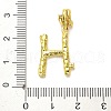 Rack Plating Brass Micro Pave Cubic Zirconia European Dangle Charms KK-L210-015G-H-3