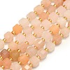 Natural Pink Aventurine Beads  Strand G-I376-D45-01-1