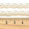 Transparent Spray Painted Glass Beads Strands GLAA-P066-02A-5