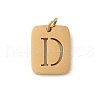 304 Stainless Steel Charms STAS-R001-01G-D-1