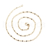 Brass Oval Link Chains Necklace for Women NJEW-P265-09G-3